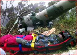 MIRA - Medicine in Remote Areas - Helicopter crash, Uganda